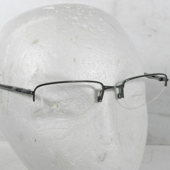 OAKLEY OX3111 Cement Rhinochaser Eyeglasses Half Rim Metal Frame 54-19-143 - Picture 1 of 12